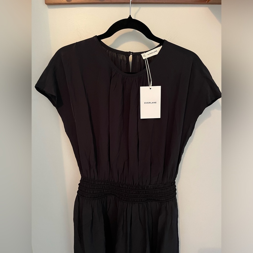 Everlane The Gathered Midi Dress size S - Picture 4 of 7